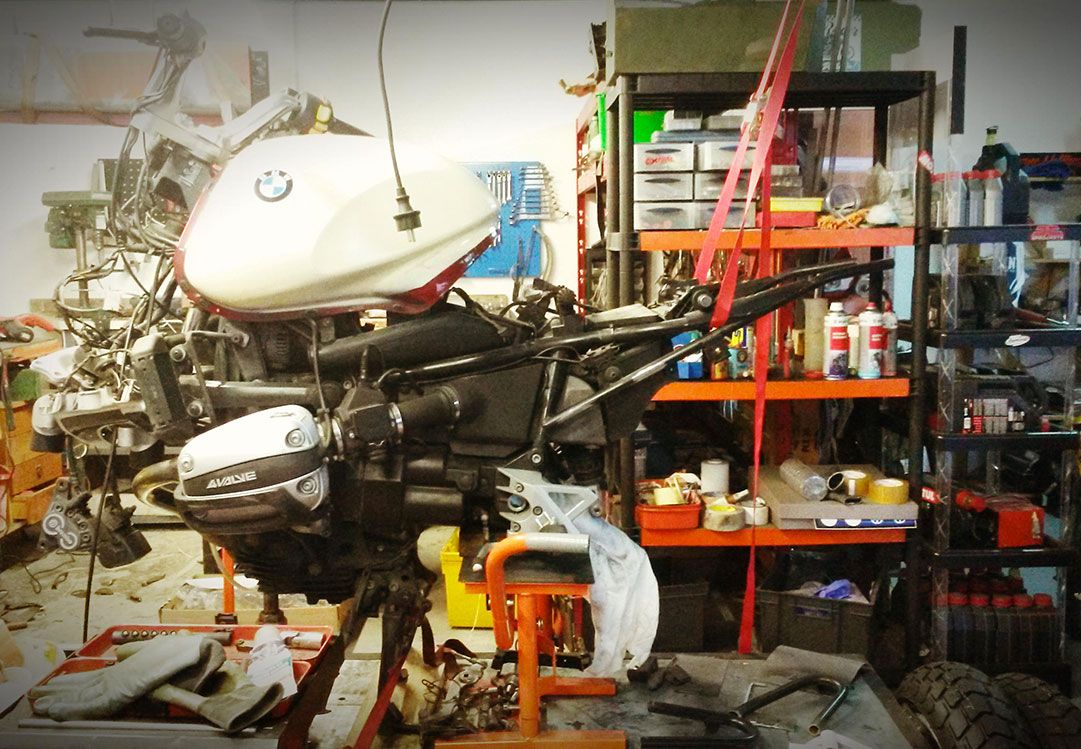 preparation BMW R1100 RS